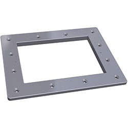 Hayward Skimmer Face Plate, Dark Gray | SPX1084LDGR - Skimmer Parts - img - 1