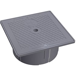 Hayward Skimmer Square Collar & Cover Assembly, Dark Gray | SPX1082EFDGR - Hayward - img - 1