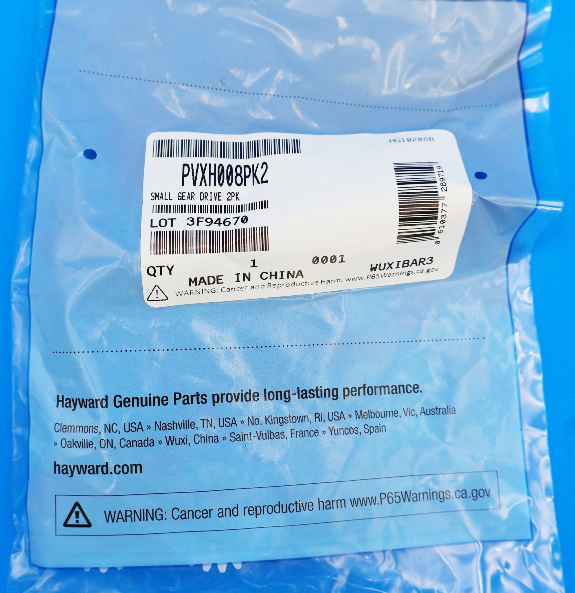 Hayward Small Gear Drive 2 - Pack for AquaNaut 200, 400 & 450 and Poolvergnuegen Models PVXH008PK2 - Cleaner Parts - img - 7