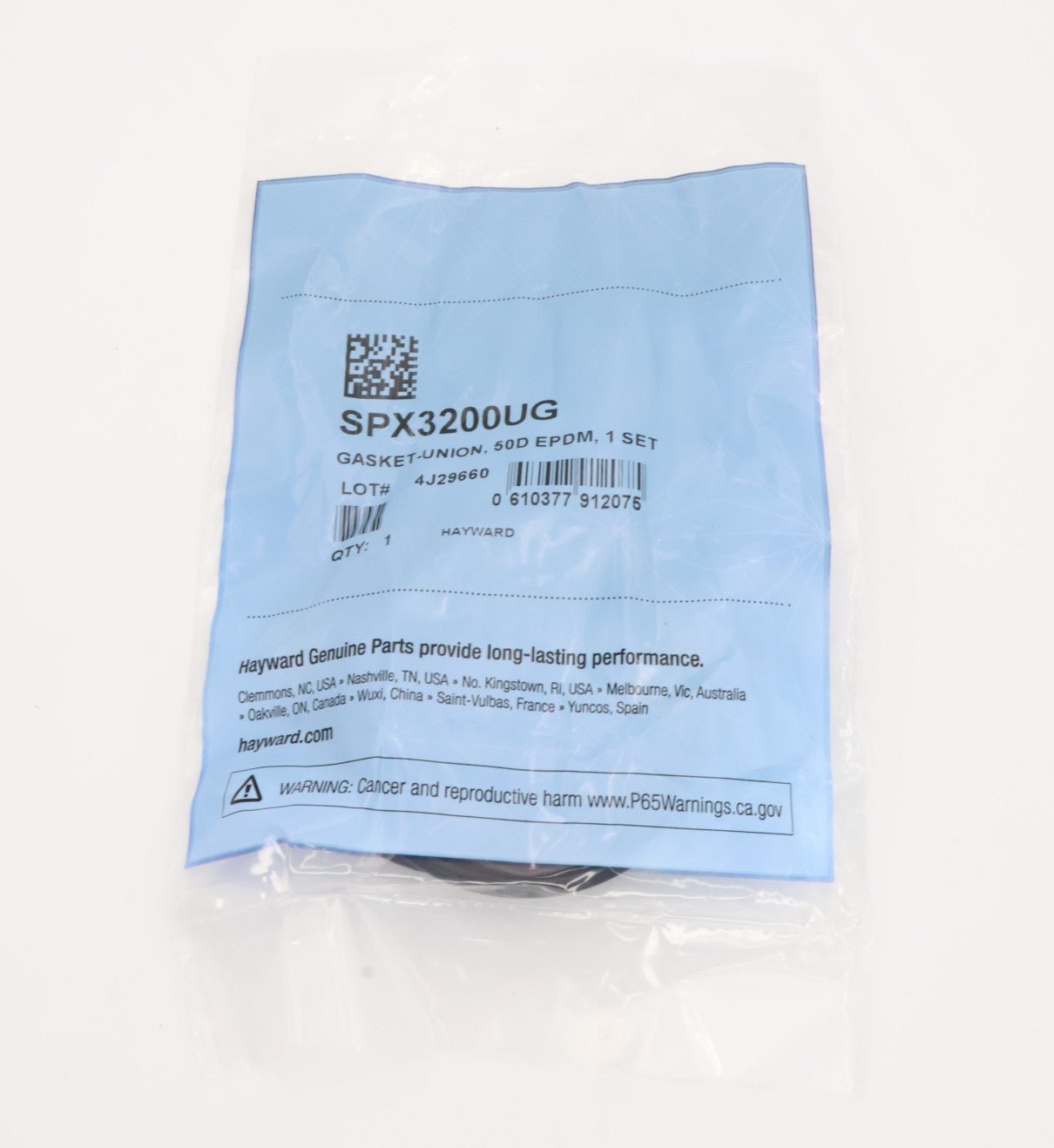 Hayward T - Seal Union Gasket 2 Pack SPX3200UG - Pump Parts - img - 3