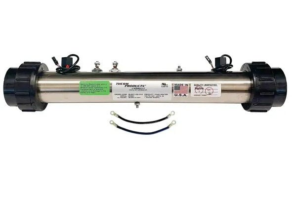 HydroQuip 15" Universal Dual Sensor Flow Thru Heater Assembly 4.0kW 26-0071-DS-5S-K - Heater Parts - img-1