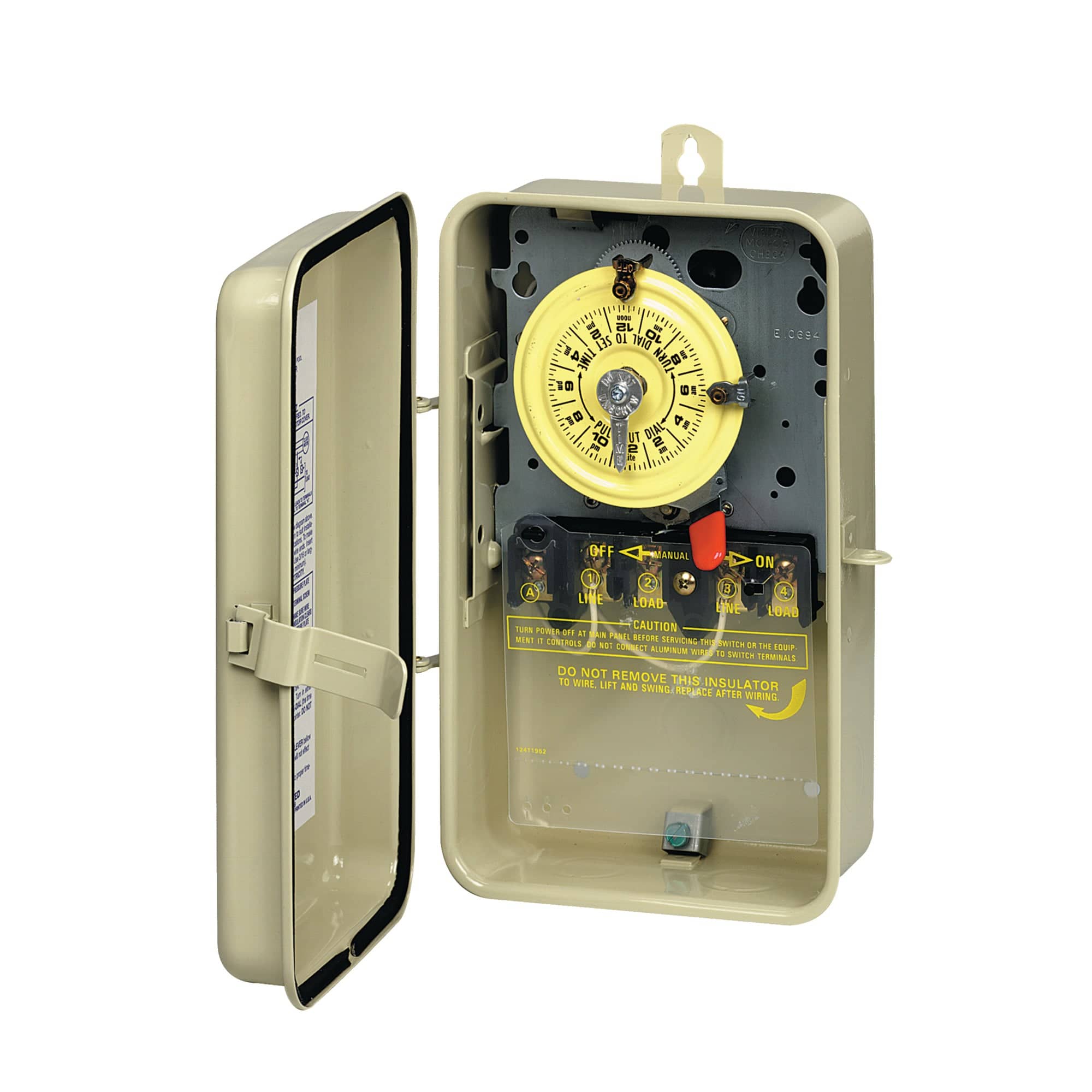Intermatic 208 - 277VAC 40A Mechanical Time Switch | T104R3 - Pool Automation - img - 1