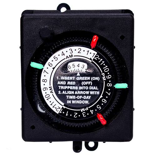 Intermatic PB 24-Hour Mechanical Panel-Mount Timer PB913N84 - Pool Automation - img-1