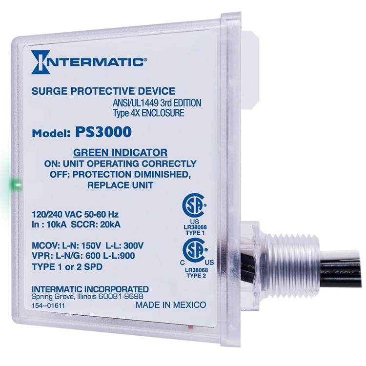 Intermatic Surge Protection Device 120/240V 4X Enclosure | PS3000 - Pool Automation - img - 1