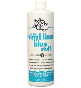 Jacks Magic Vinyl Liner Blue Stuff, 32 oz Bottle | JMBLUEVINYL032 - JacksMagic - img - 1