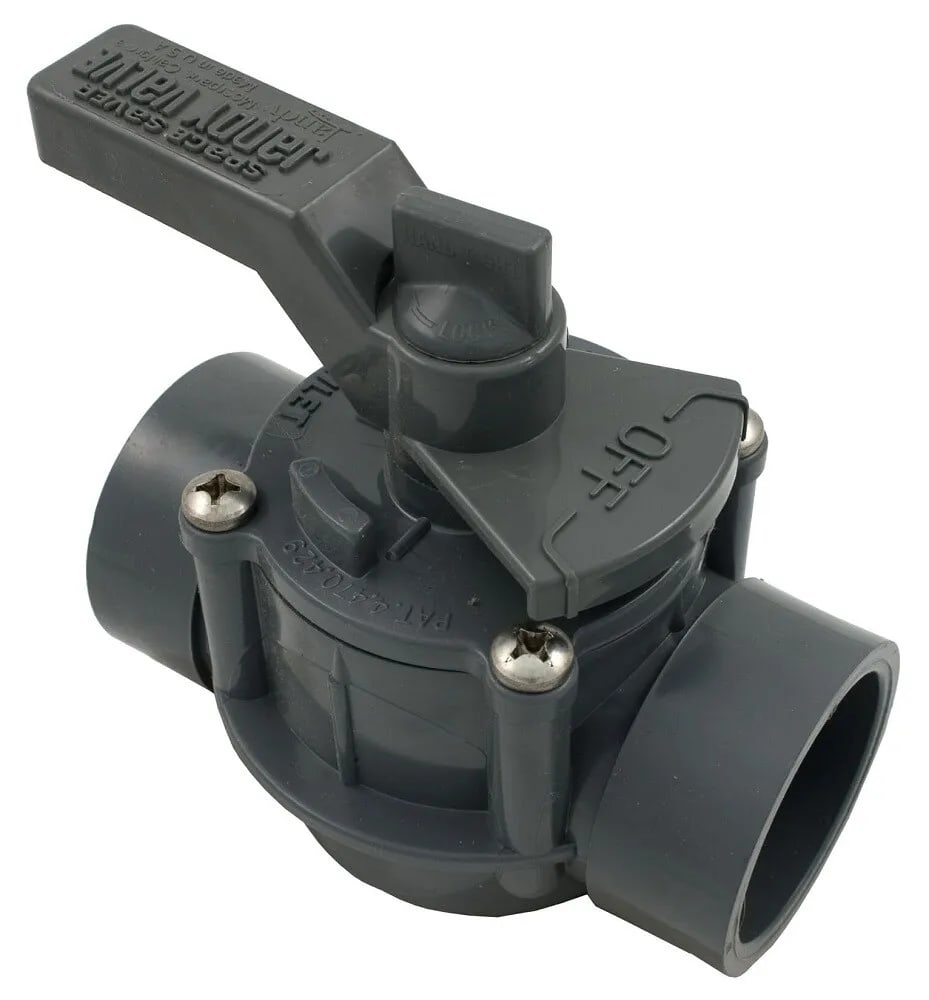 Jandy 2 Port Positive Seal Space Saver Valve | 3407 - Plumbing Valves - img - 1