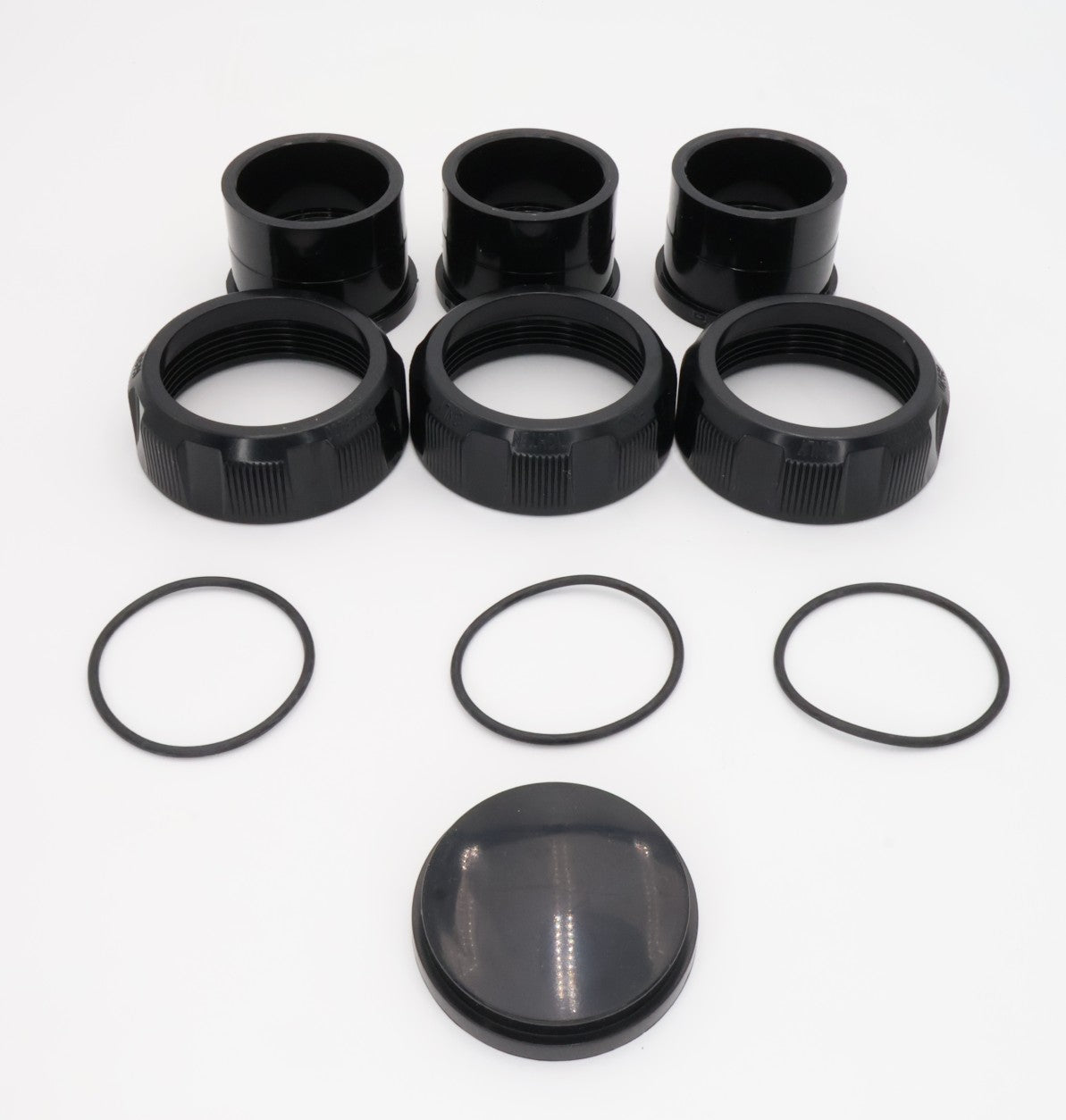 Jandy CV, CL, DEV, CS, CJ Filter Union and Drain Plug Set 2" x 2.5" R0461800 - Pool Filter Parts - img - 3