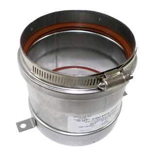 Jandy JXi Pool Heater 4" Category III Vent Adapter Kit | R0731100 - Heater Parts - img - 1