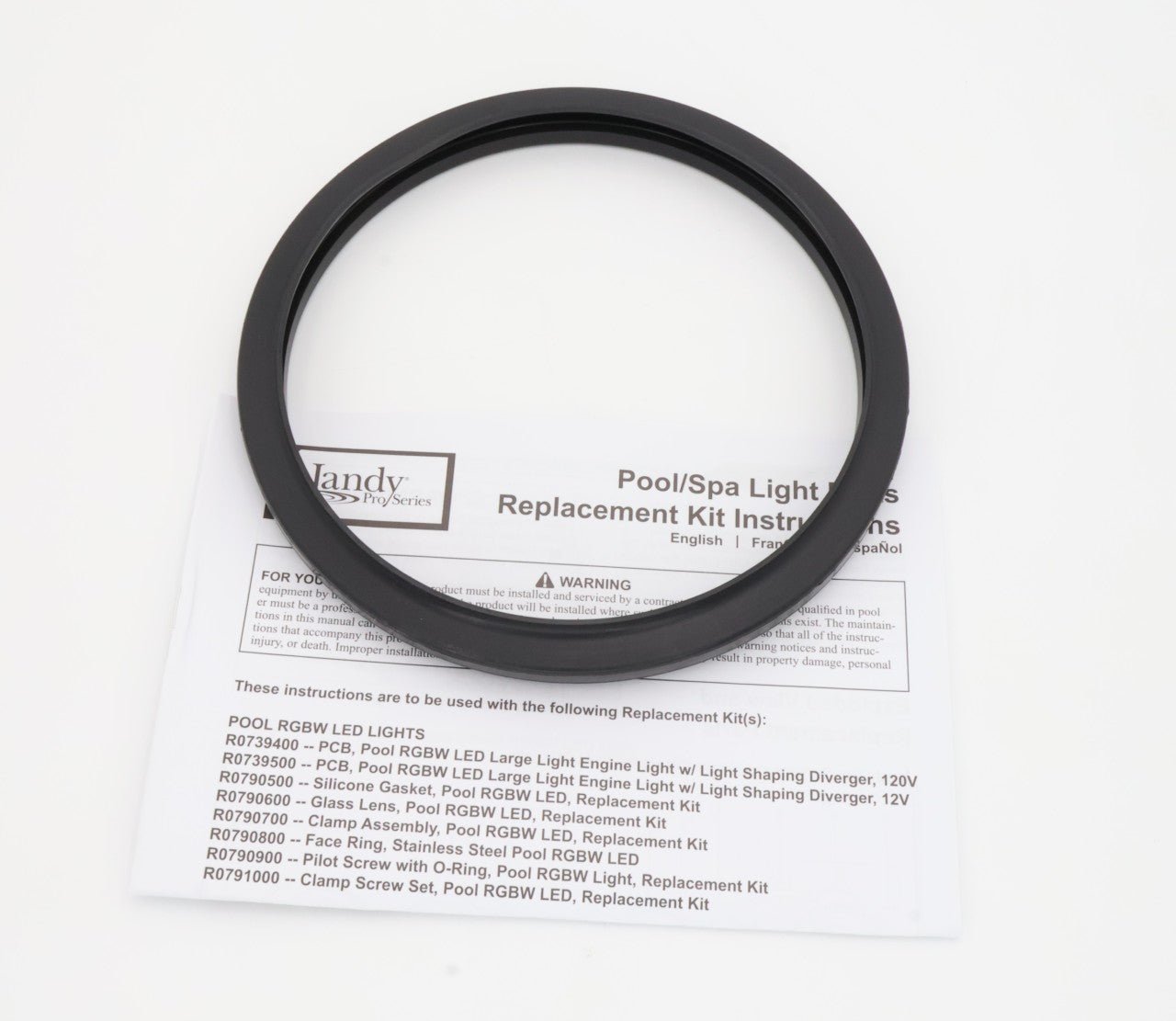 Jandy Silicone Gasket for Large CPHVLED & CPLVLED Series Lights R0790500 - Pool Lights - img - 3