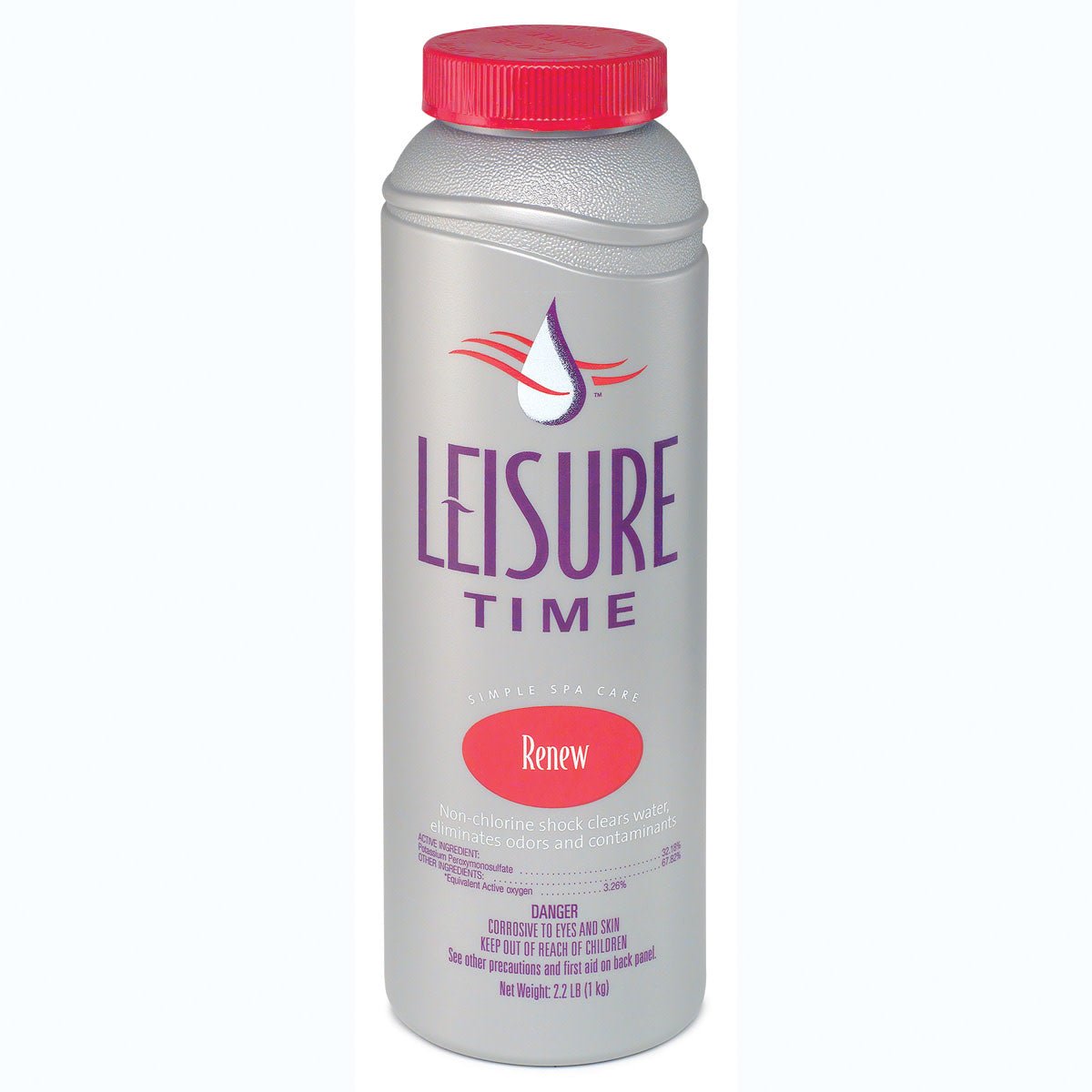 Leisure Time Spa Renew Non - Chlorine Shock, 2.2 lb Bottle | RENU2 - Chemical - img - 1