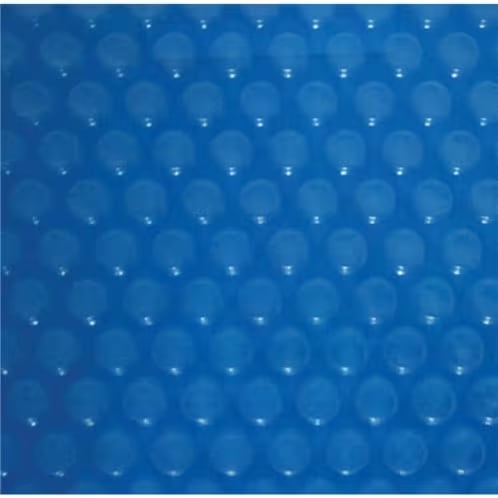 Midwest 28' Round Heavy Duty Solar Cover, Blue/Clear | MW28HVY - Pool Cover - img - 1