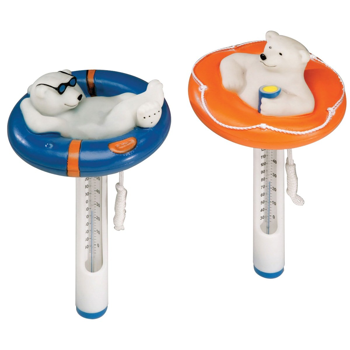 Ocean Blue Floating Polar Bear Thermometer | 150056 - Thermometer - img - 1