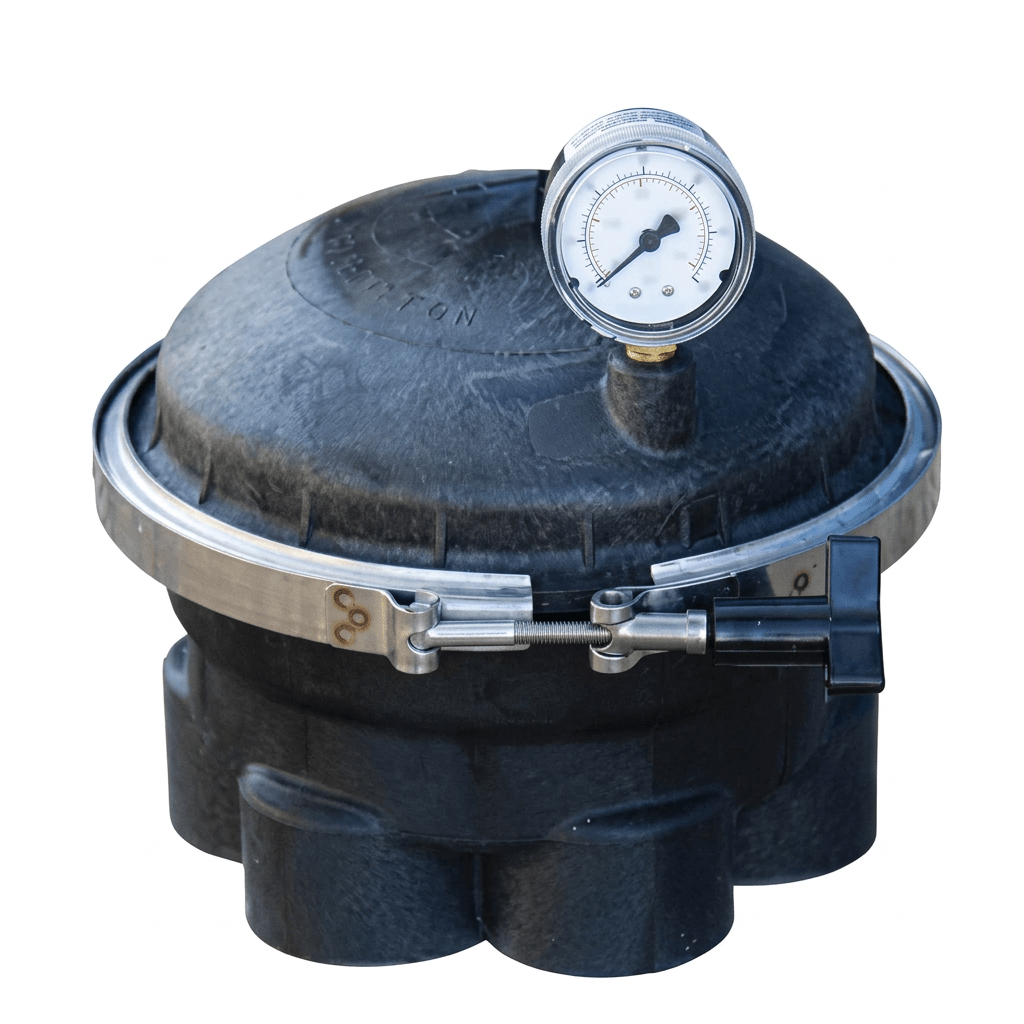 Paramount 2" 4-Port Water Valve Base 005-302-4018-03 - In Floor Cleaning Systems - img-1