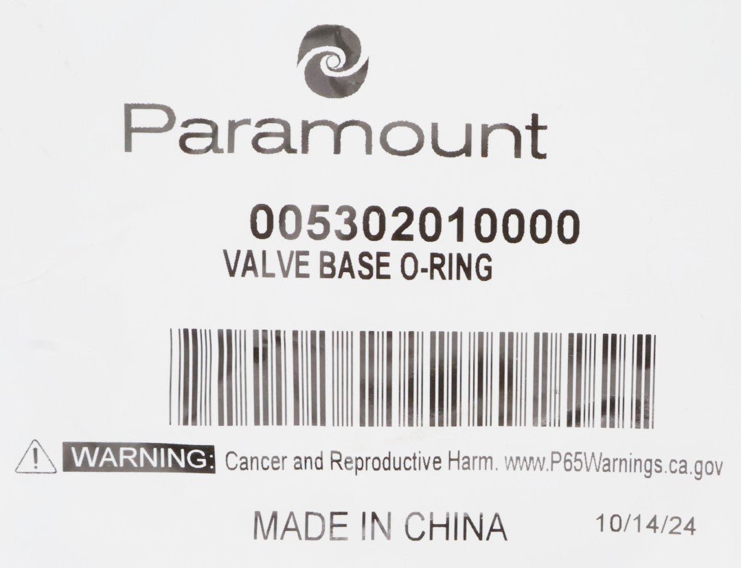 Paramount Water Valve Base O - Ring 005 - 302 - 0100 - 00 - In Floor Cleaning System Valve Parts - img - 4