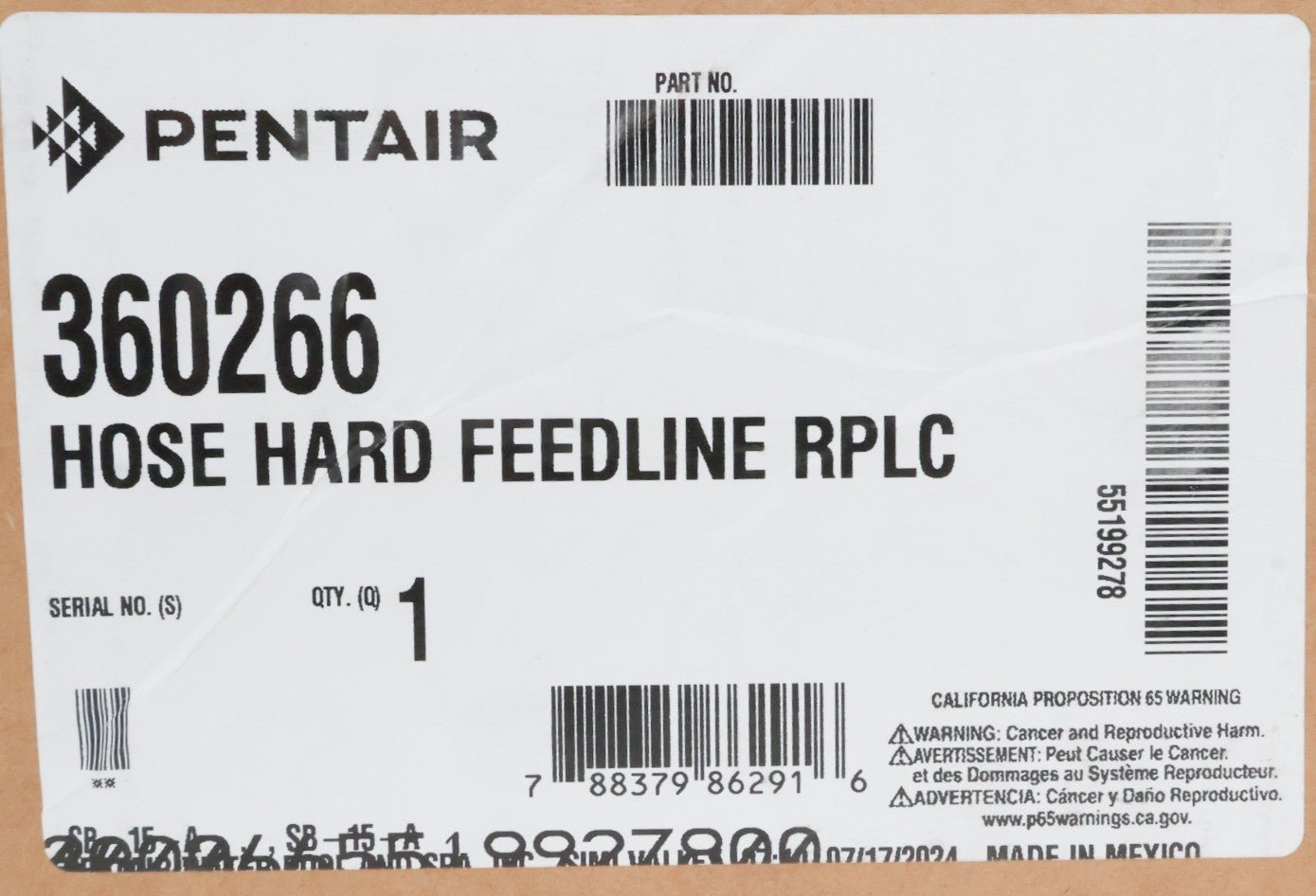 Pentair 10' Hard Feed Line Hose Kit for Racer Pressure Side Cleaner 360266 - Cleaner Parts - img - 4