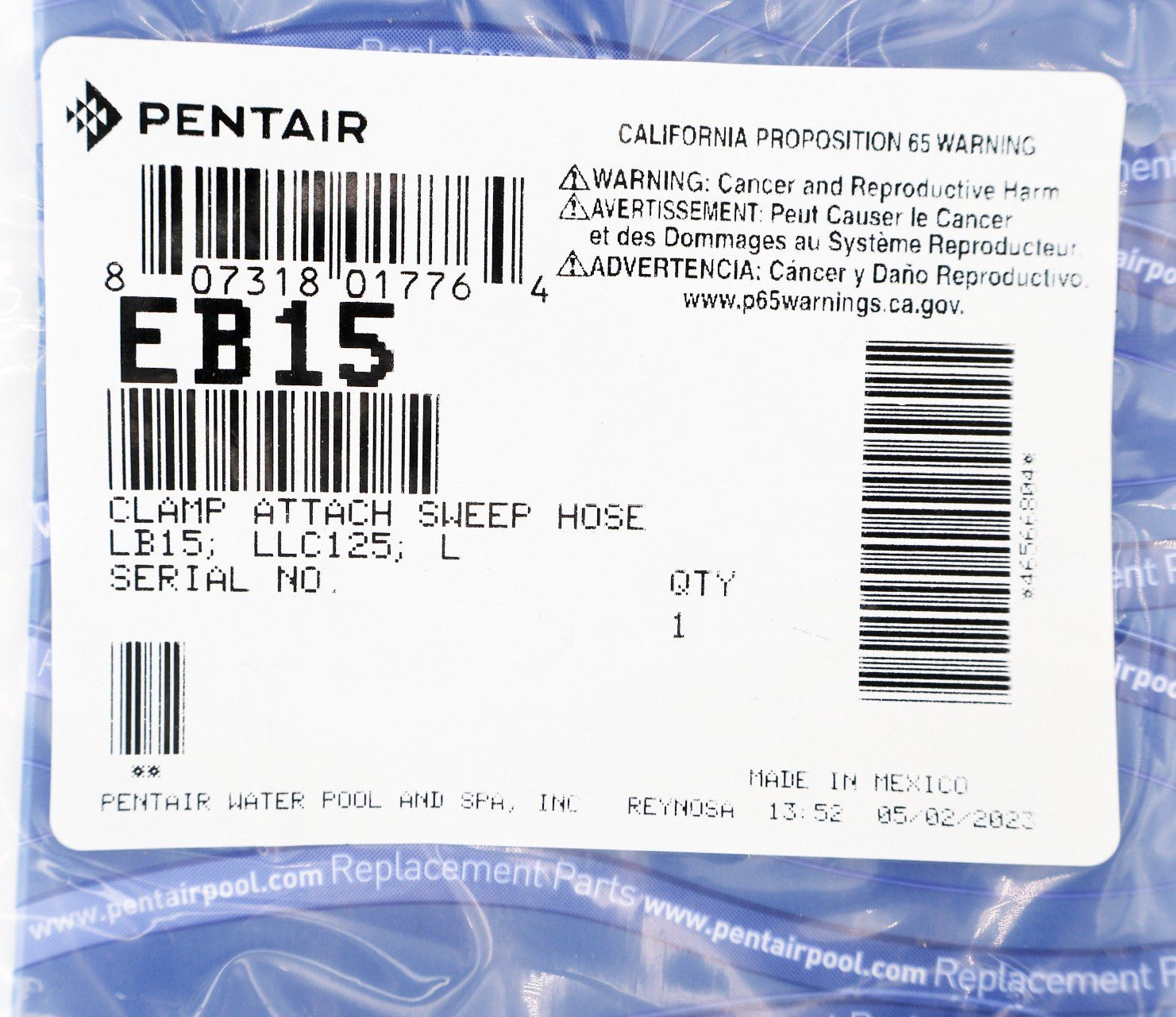 Pentair 2-Pack Clamp Attach for Sweep Hose EB15 - Cleaner Parts - img-4