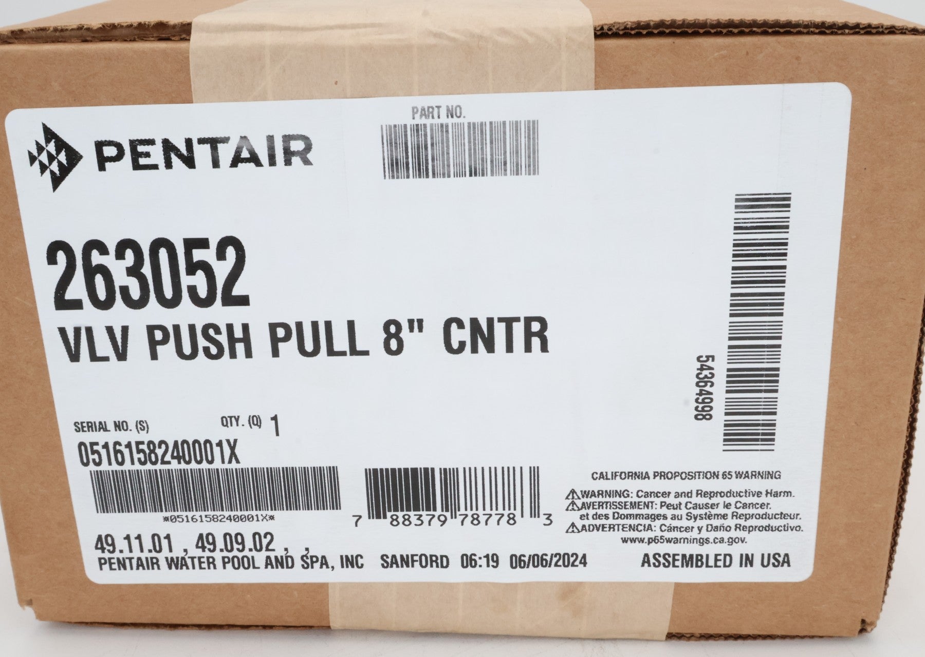 Pentair 8" System 2 Modular D.E. Push Pull Valve 263052 - Pool Filter Parts - img - 5