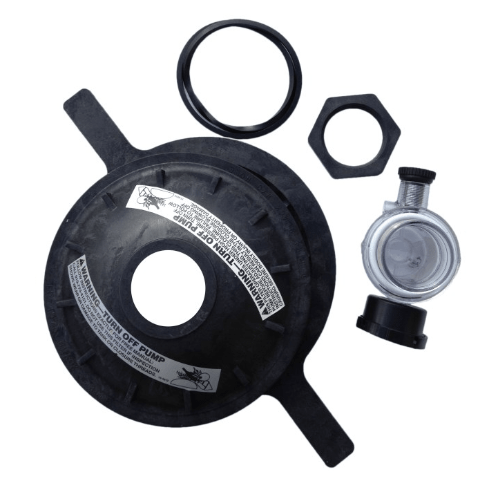 Pentair 8.50" Triton II Black Buttress Thread Closure Kit 154856Z - Pool Filter Parts - img-1