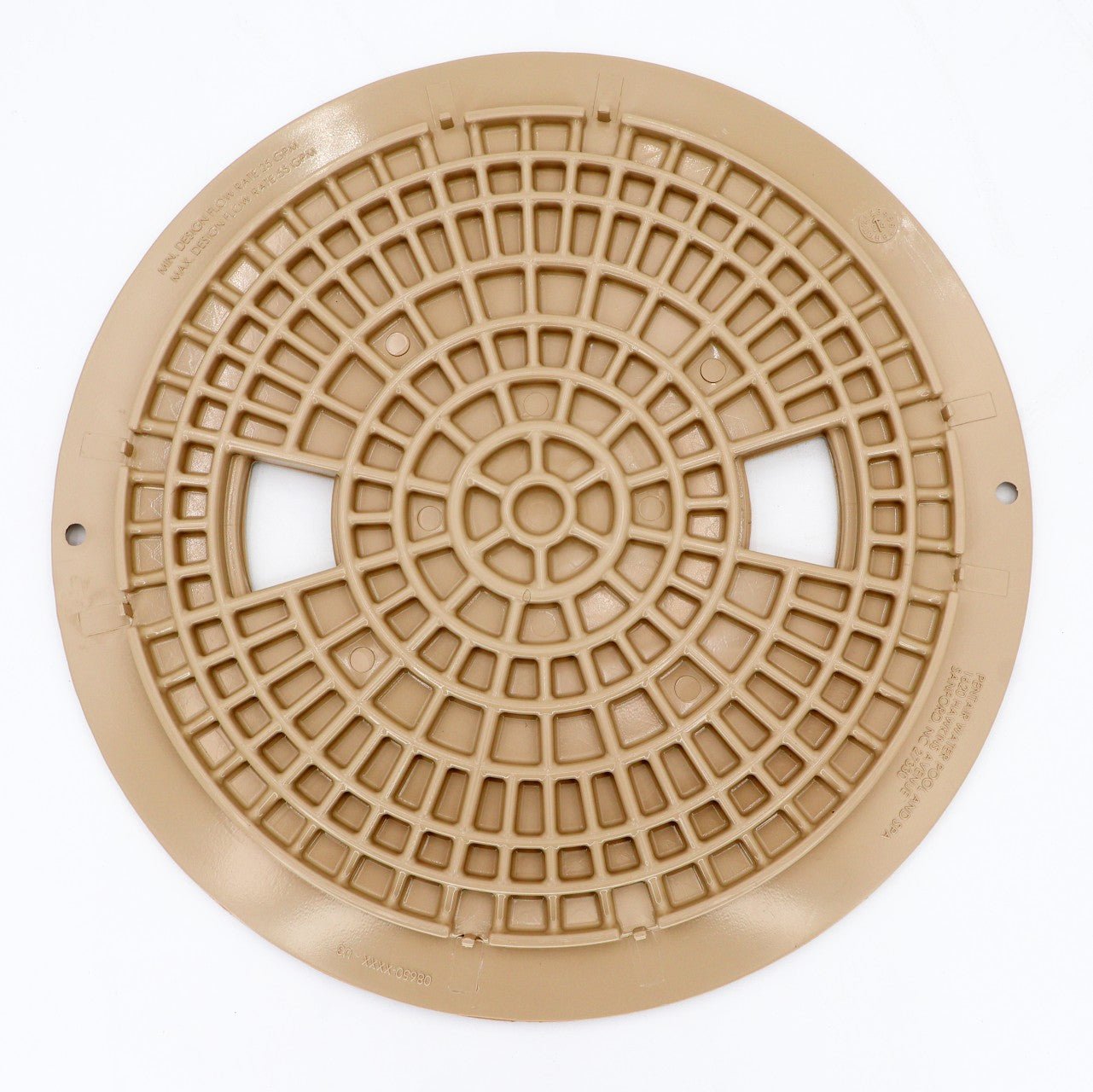 Pentair 9.88" Tan Skimmer Lid for SwimQuip U-3 08650-0158 - img-2