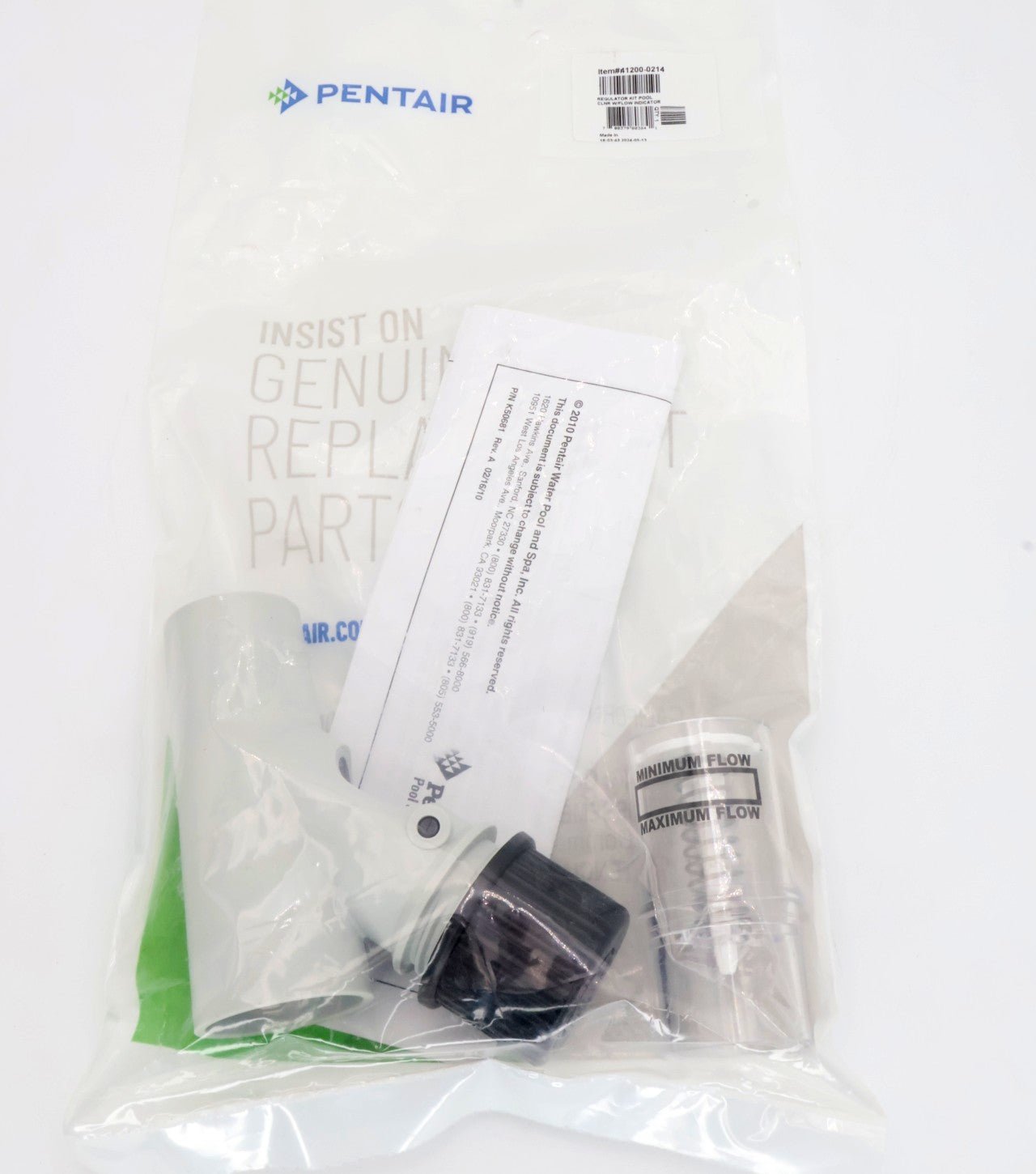 Pentair Adjustable Regulator Valve and Cap 41200 - 0214 - Cleaner Parts - img - 3