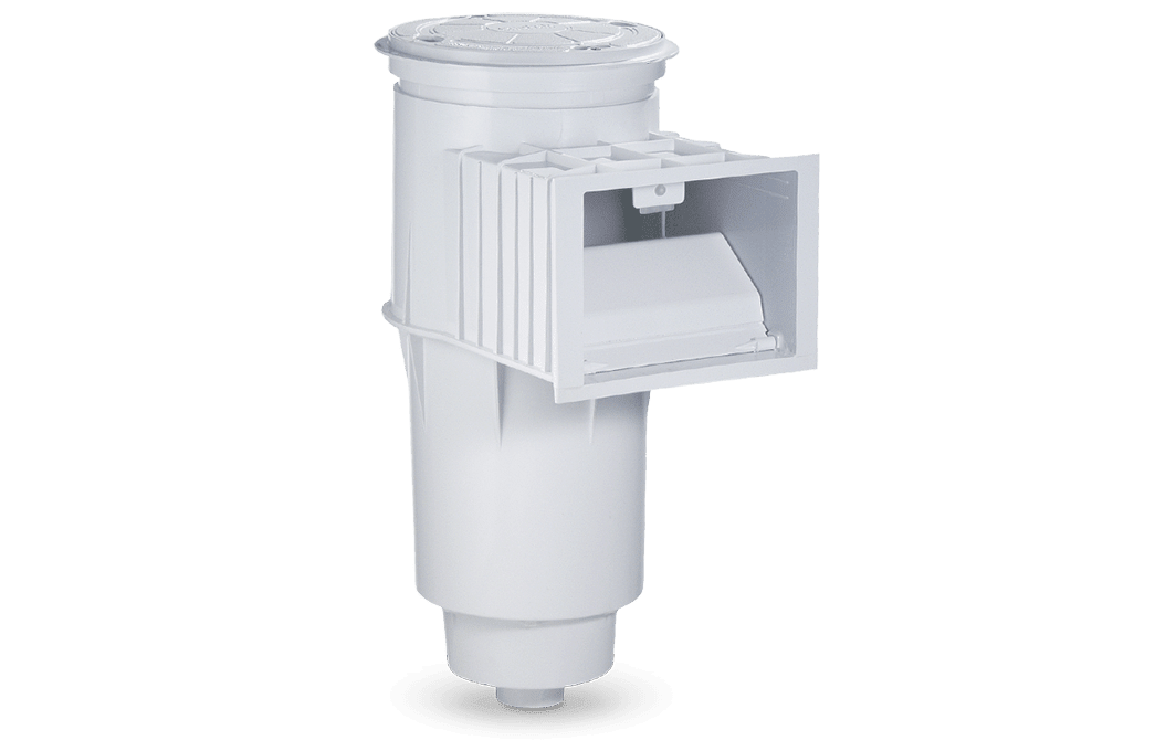 Pentair Admiral S20 Skimmer Circular Weir with Equalizer, 2" Slip, Concrete | 84420505 - Skimmer - img - 1