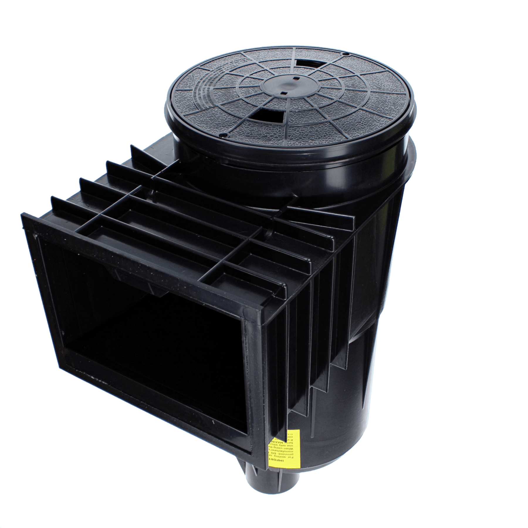 Pentair Bermuda Skimmer 2" Slip Ports Body, Lid, Black, Gunite | 506365 - Skimmer - img - 1