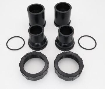 Pentair Clean & Clear Plus 1.5" X 2" Black Bulkhead Union Set 98960311 - Pool Filter Parts - img - 2