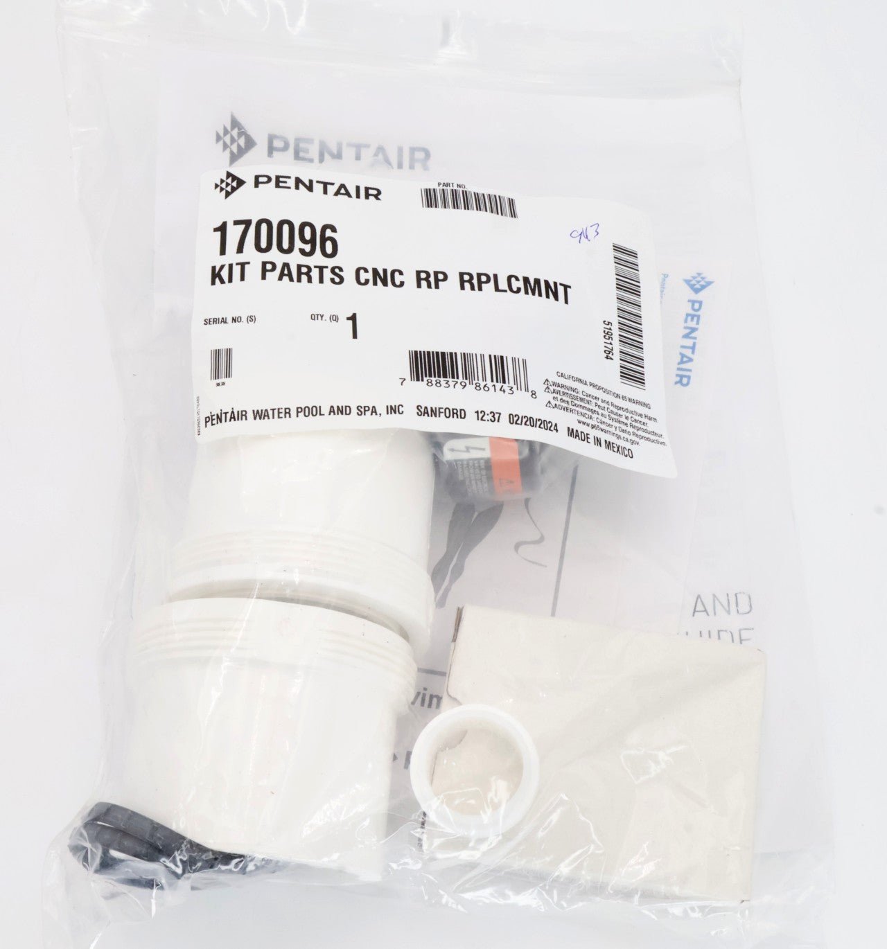 Pentair Clean & Clear RP Replacement Air Relief Kit 170096 - Pool Filter Parts - img - 3