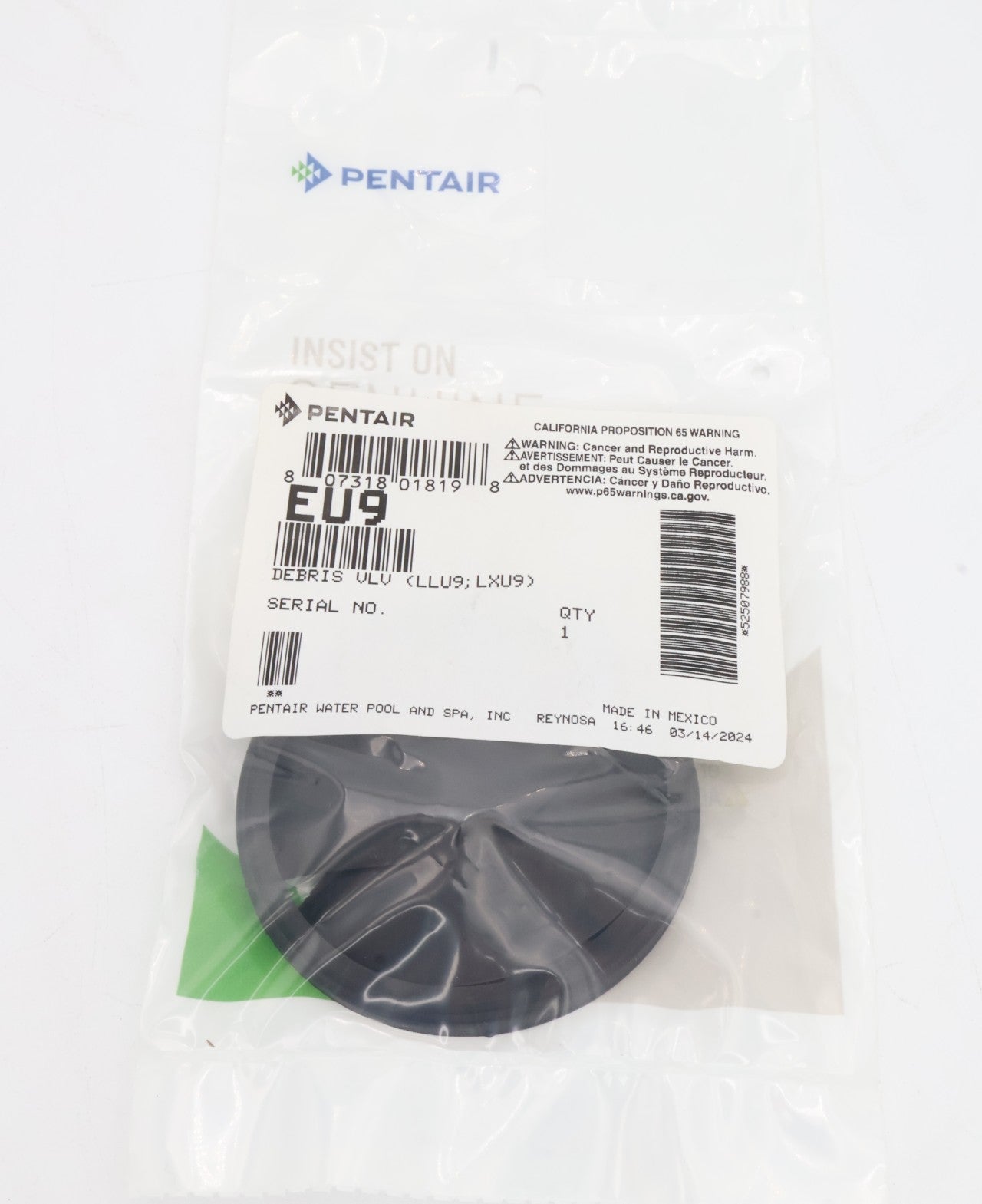 Pentair Debris Valve for Kreepy Krauly Legend EU9 - Cleaner Parts - img - 4