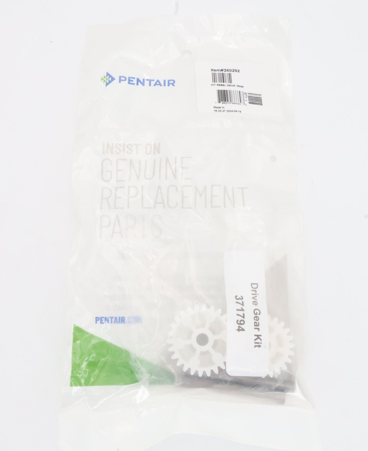 Pentair Drive Gear Kit for Rebel Cleaner 360292 - Cleaner Parts - img - 3