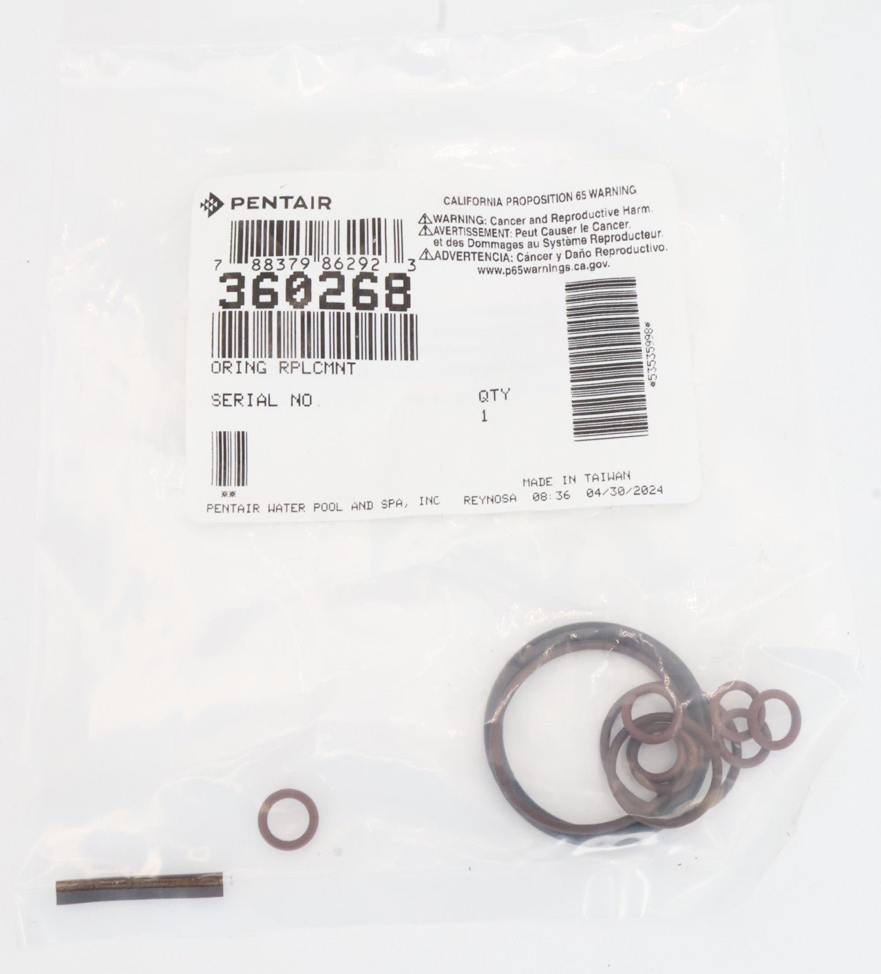 Pentair Feed Line O - Ring Kit for Racer Cleaner 360268 - Cleaner Parts - img - 3