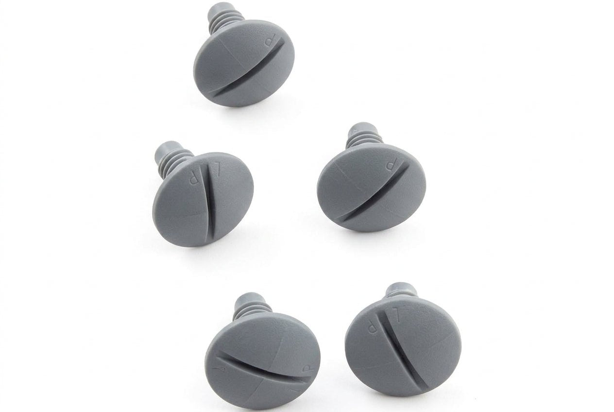 Pentair Gray Plastic Wheel Screw for Kreepy Krauly Legend, Legend Platinum Pool Cleaner, 5/Pack LLC55PM - Cleaner Parts - img-1