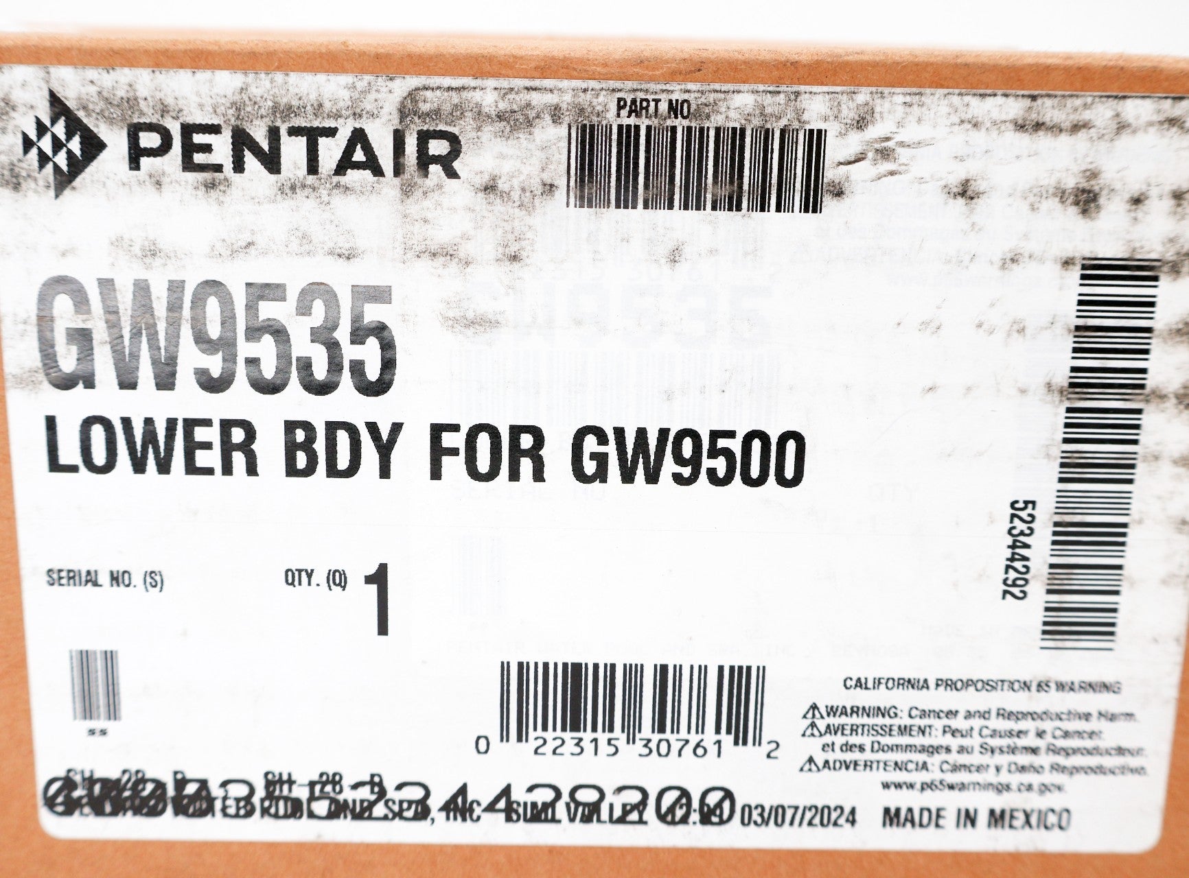 Pentair Great White Lower Body GW9535 - Cleaner Parts - img-5