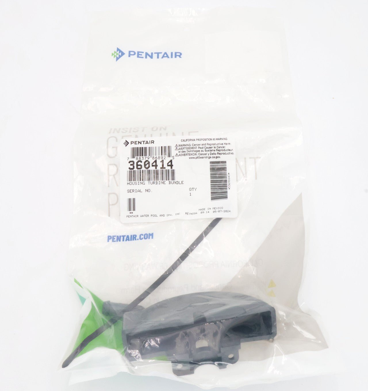 Pentair Housing Turbine Bundle for Racer LS 360414 - Cleaner Parts - img - 2