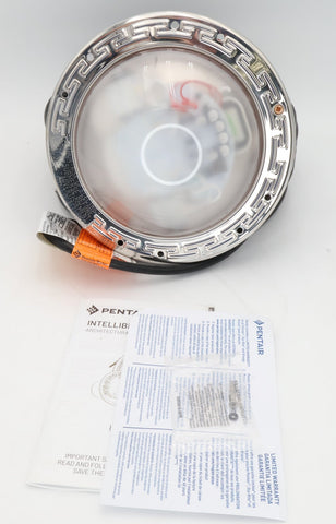 Pentair IntelliBrite Architectural Series 150' 120V 500W (equivalent) White LED Pool Light 602180