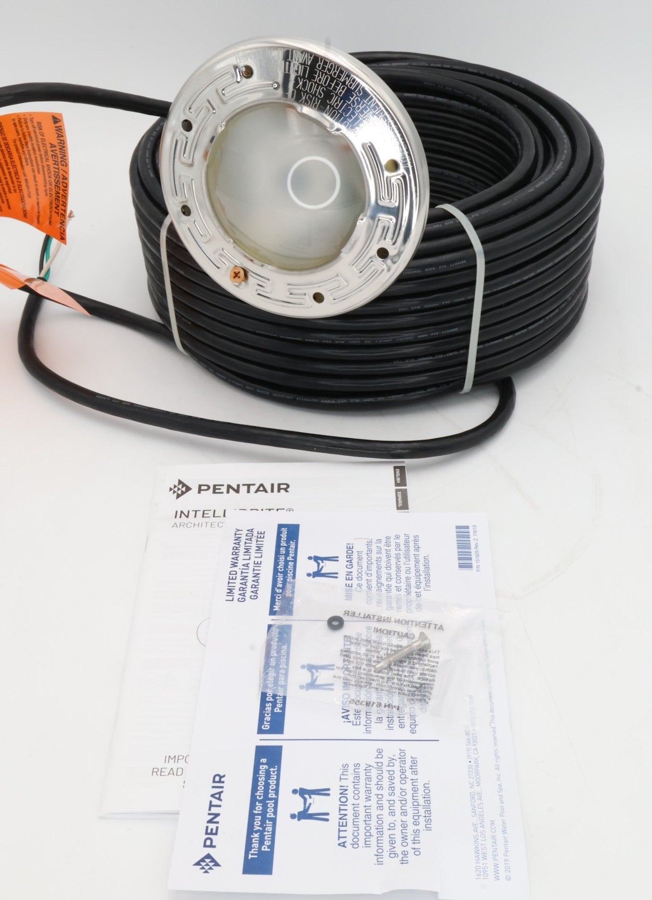 Pentair IntelliBrite Architectural Series 150' 120V RGBW Spa Light 602204 - Pool Lights - img - 1