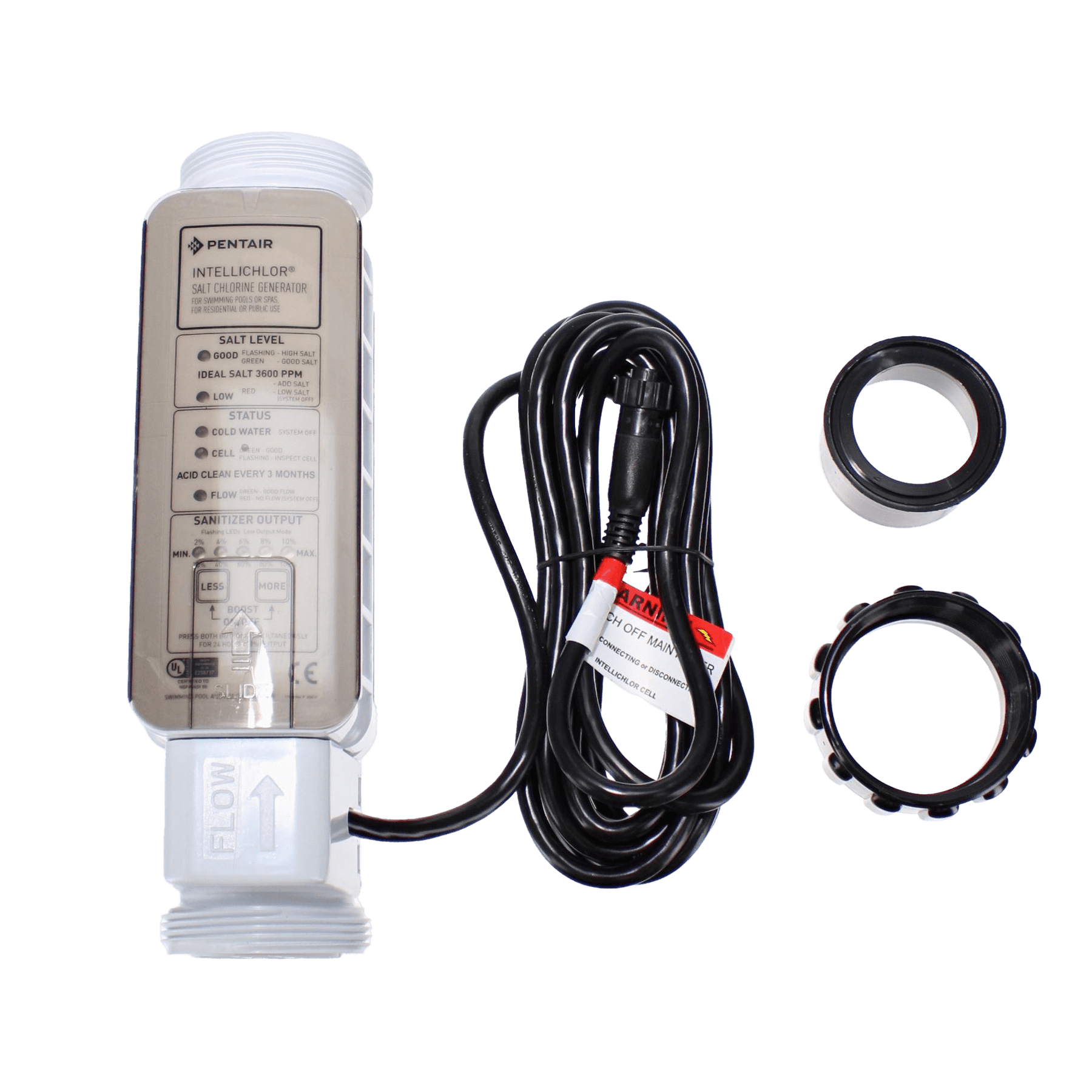 Pentair IntelliChlor IC60 Cell Salt Chlorine Generator | EC - 521105 - Salt Chlorine Generation - img - 1