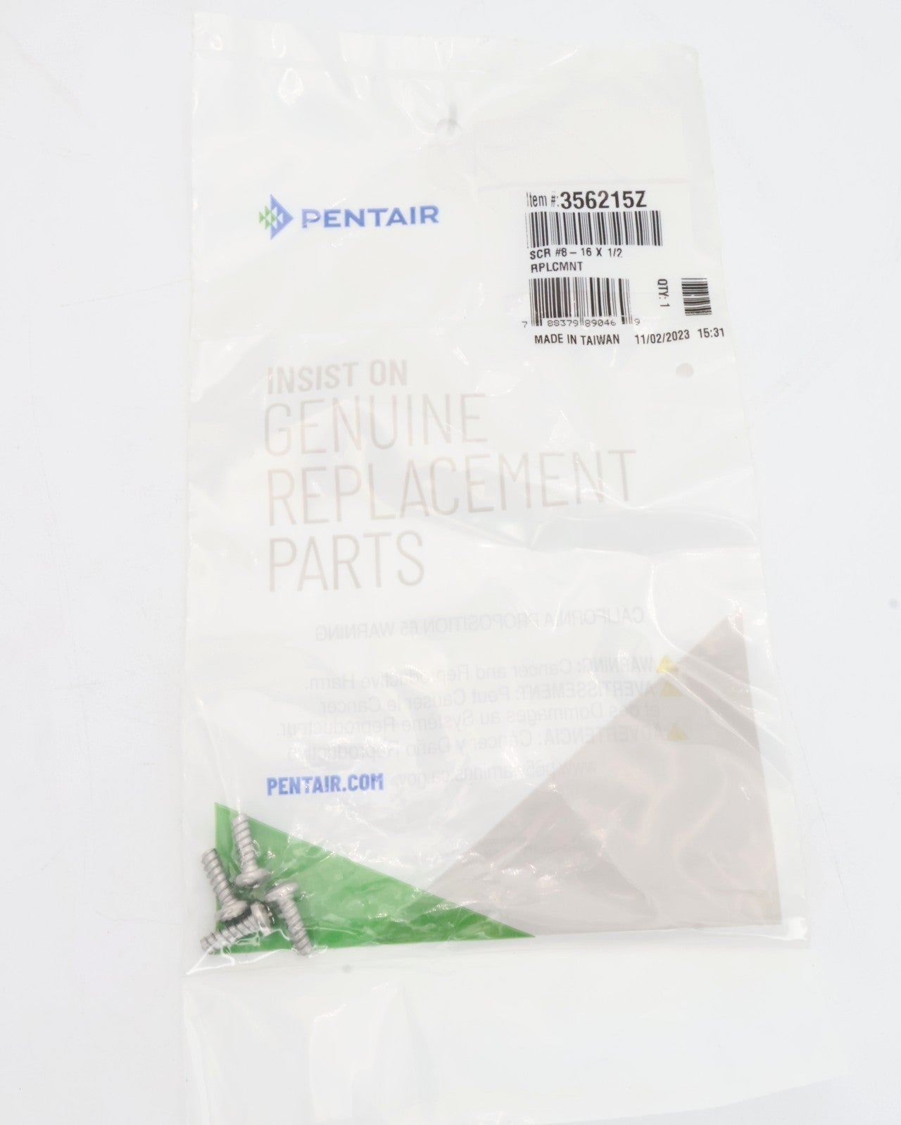 Pentair IntelliFlo3 Controller Screws 4 - Pack 356215Z - Pool Pump Parts - img - 3