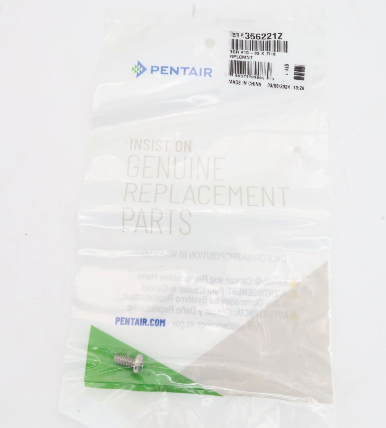 Pentair IntelliFlo3 Motor Foot Screw 356221Z - Pool Pump Parts - img - 3