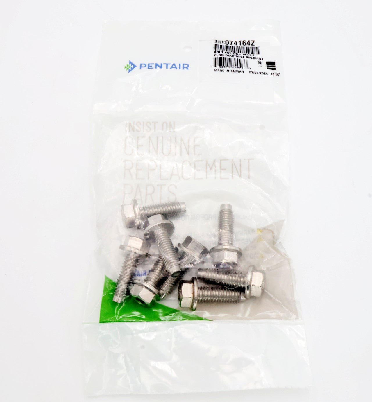 Pentair IntelliFlo3 Seal Plate Bolt Kit 8-Pack 074164Z - Pool Pump Parts - img-3