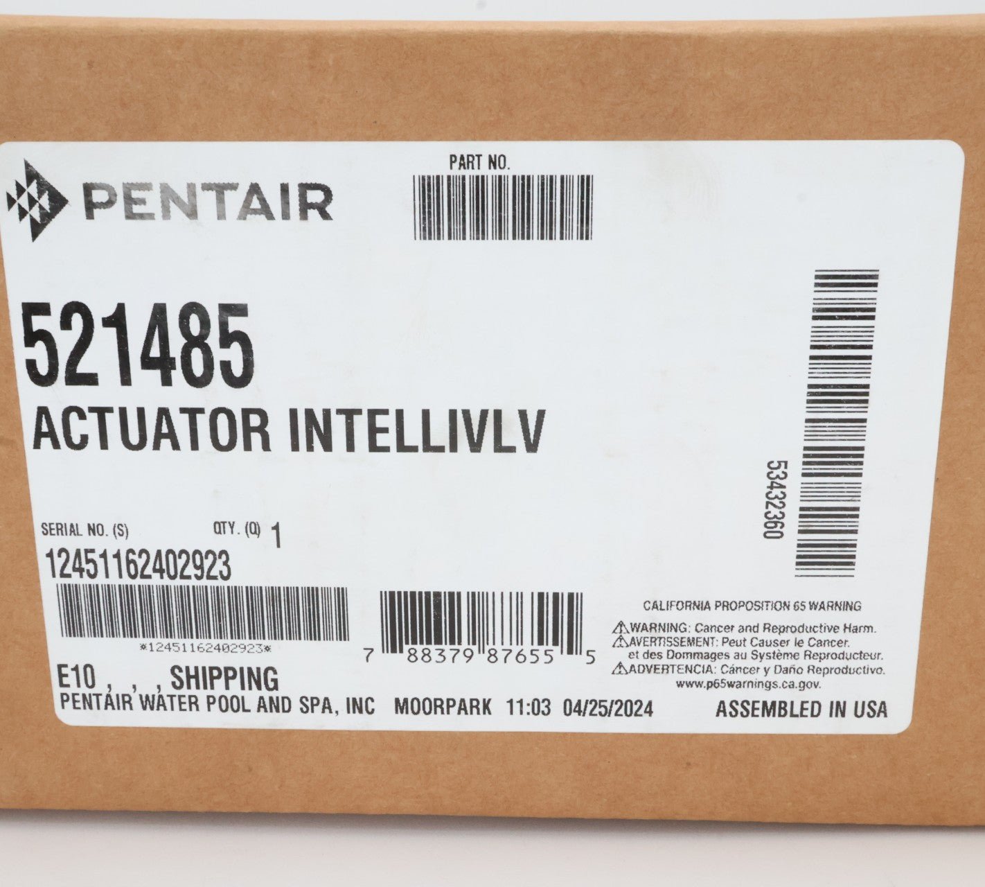 Pentair IntelliValve Actuator 521485 - Pool Automation - img - 5