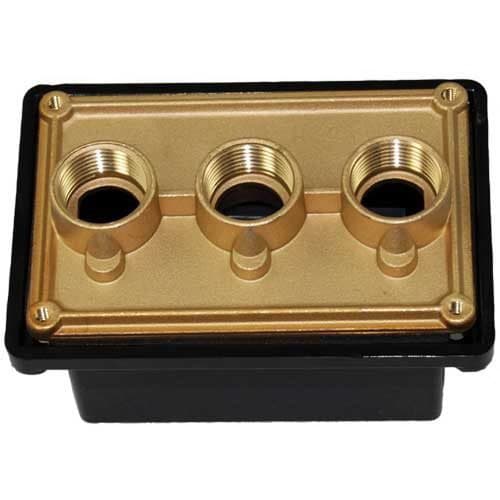 Pentair Junction Box Brass Base w/ Polycarbonate Cover - (3) - 3/4 in. ports | 78310600 - Miscellaneous - img - 1