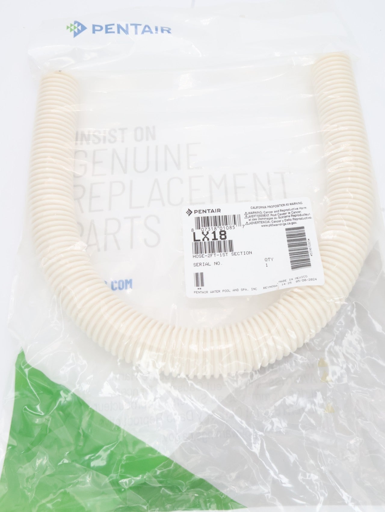 Pentair Kreepy Krauly Legend II 2' Feeder Hose LX18 - Cleaner Parts - img - 3