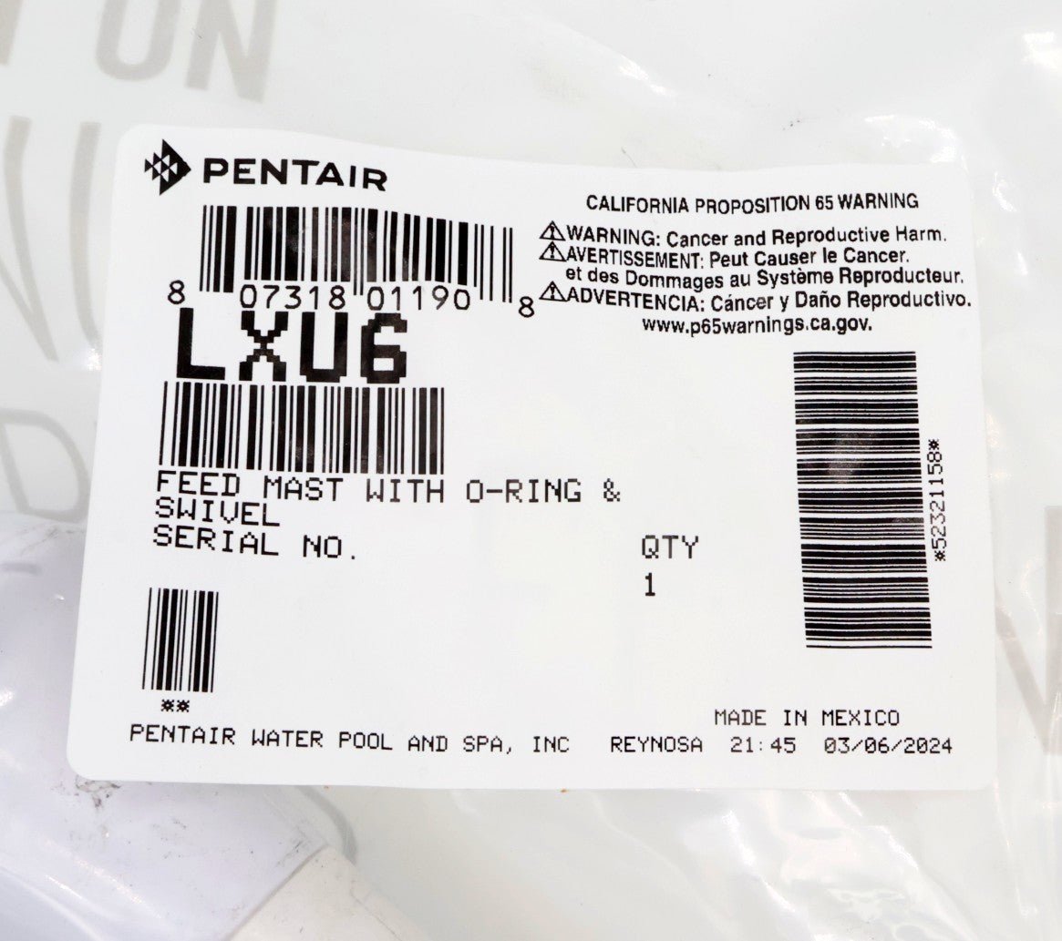 Pentair Kreepy Krauly Legend II Feed Mast w/ O-Ring & Swivel LXU6 - Cleaner Parts - img-6