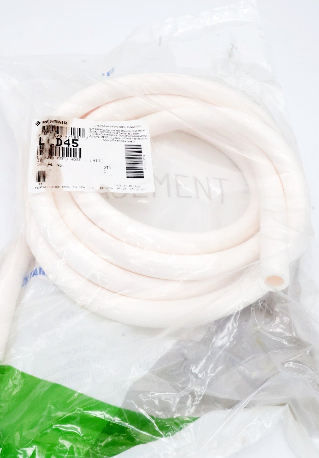 Pentair Kreepy Krauly Legend/Platinum Feed Hose 10' White LLD45 - Cleaner Parts - img - 3