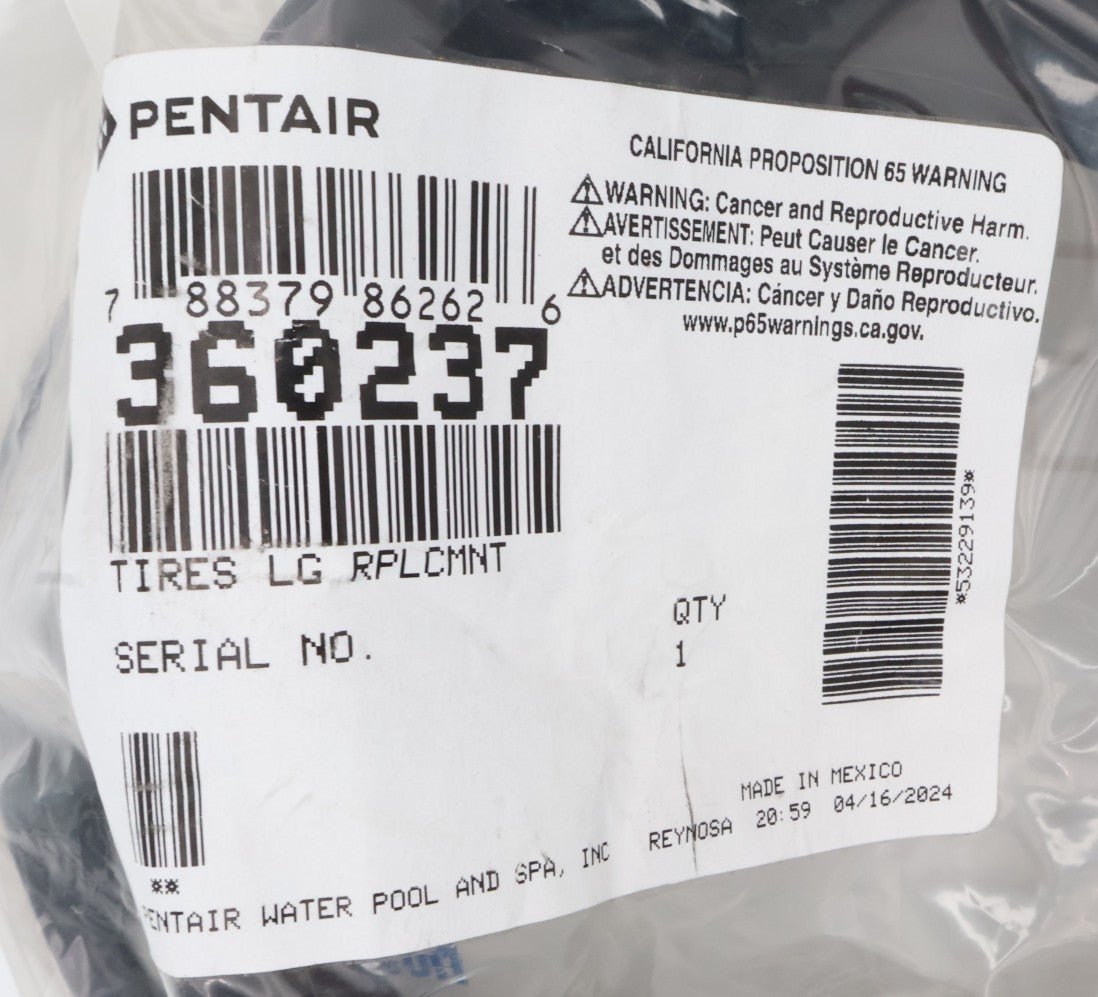 Pentair Large Tires Kit for Racer Pressure Side Cleaner 360237 - Cleaner Parts - img - 4