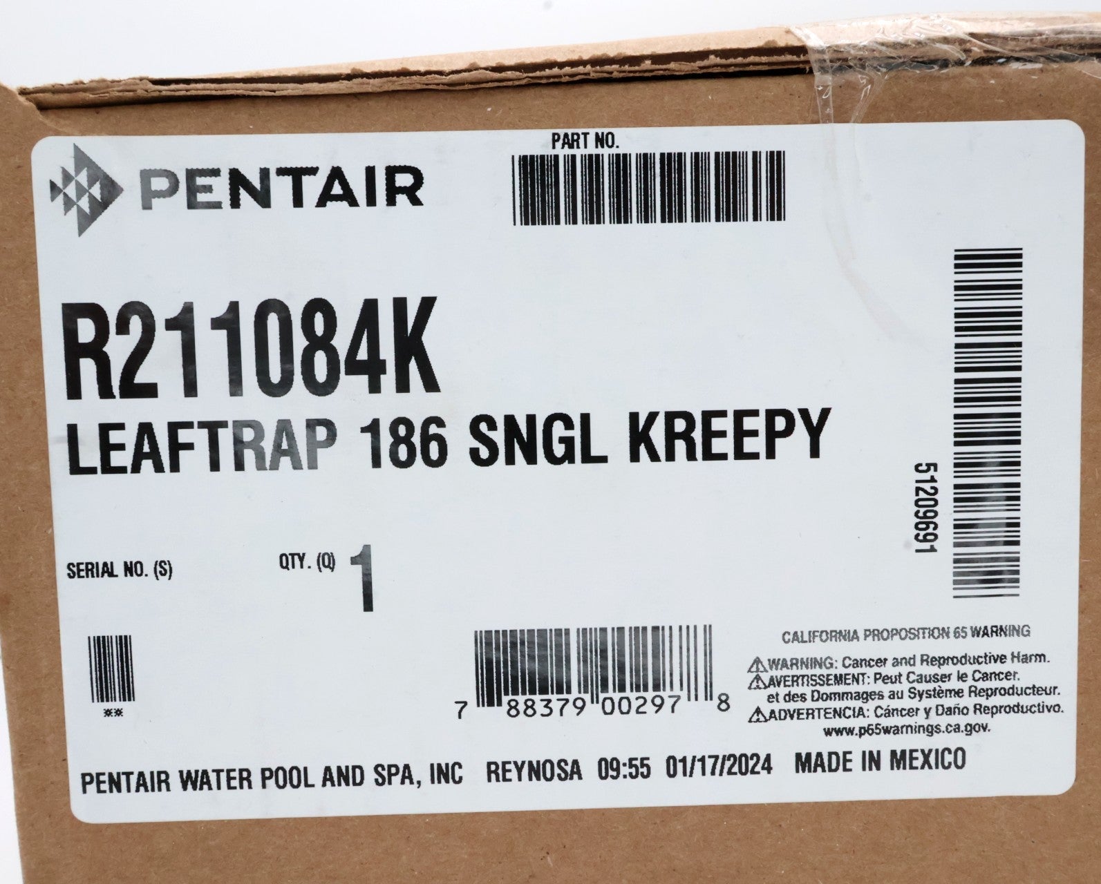 Pentair Leaftrap 186 For Kreepy Krauly R211084K - Cleaner Parts - img-6