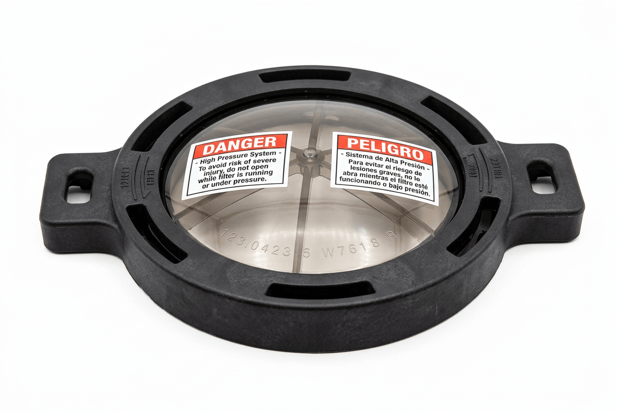 Pentair LeafVac Lid Kit with Collar and O-Ring 219200 - Leaf Canisters - img-1