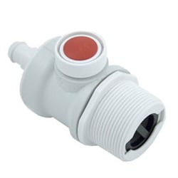 Pentair Legend/Jet - Vac White Wall Fitting | EW22 - Cleaner Parts - img - 1