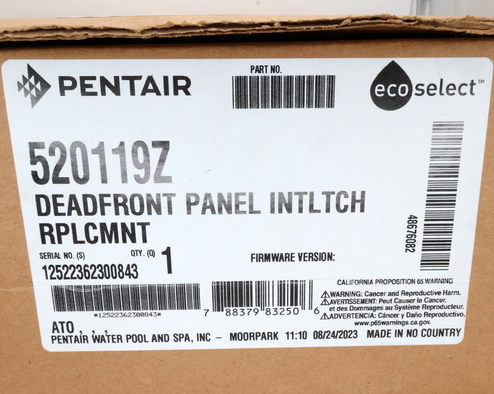 Pentair Old LC High Voltage Panel Cover for IntelliTouch Automation 520119Z - Pool Automation - img-4